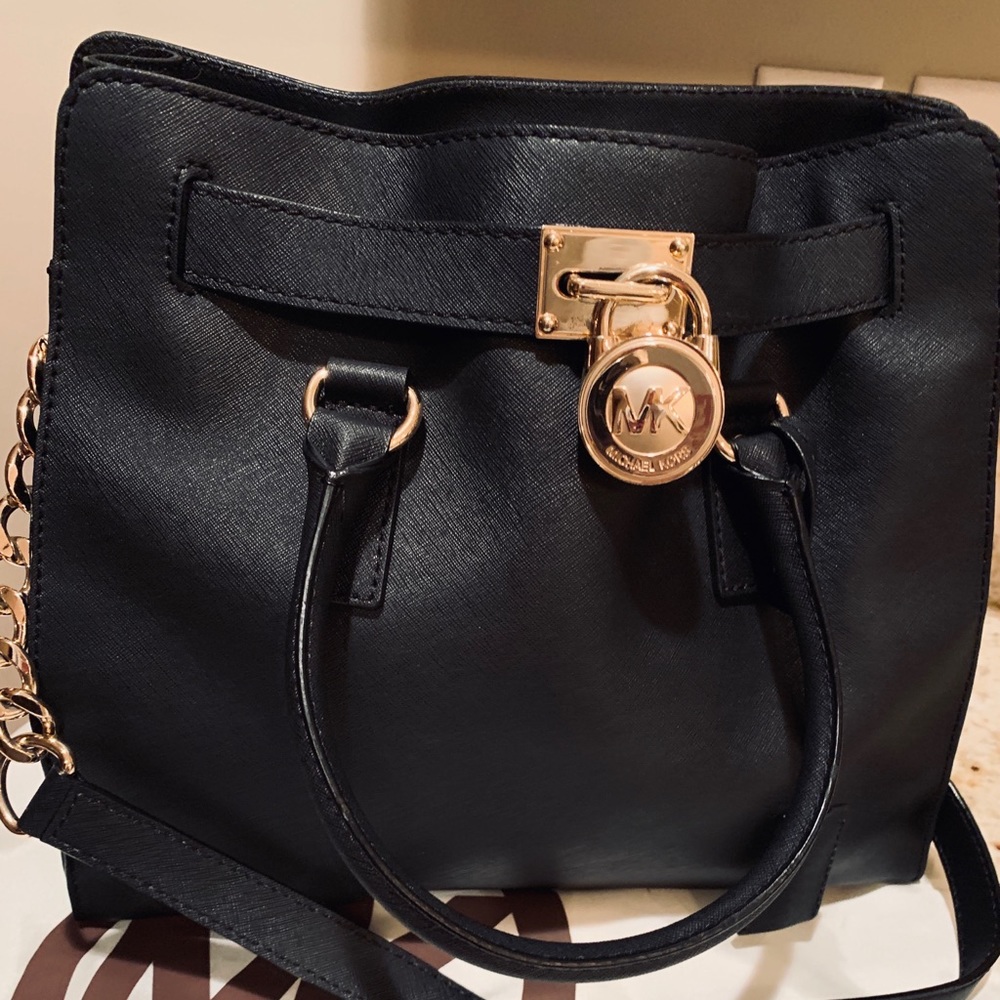 Michael Kors handbag in black leather